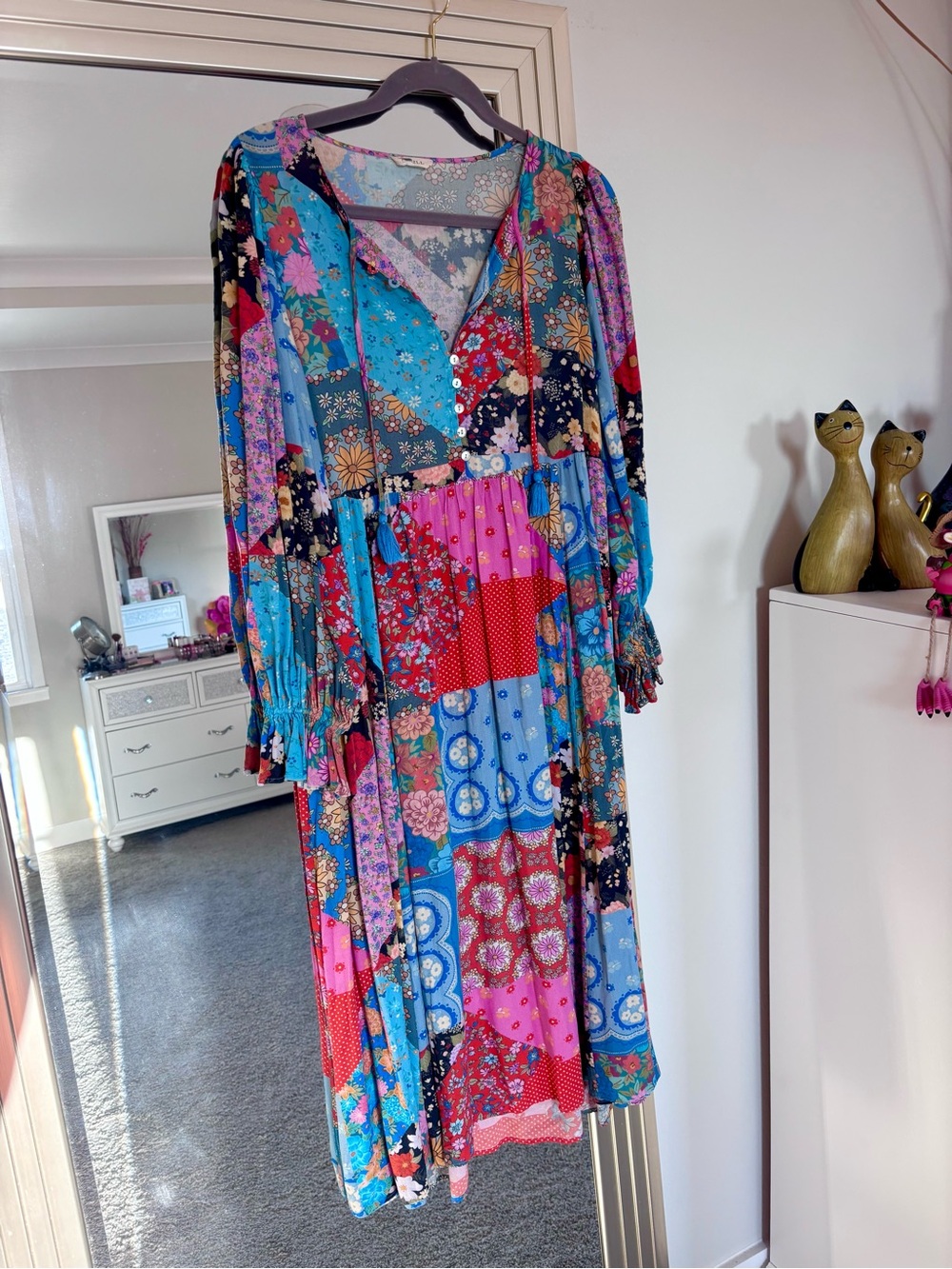 Spell Bohemian Patchwork dress , M - Picture 11 of 11